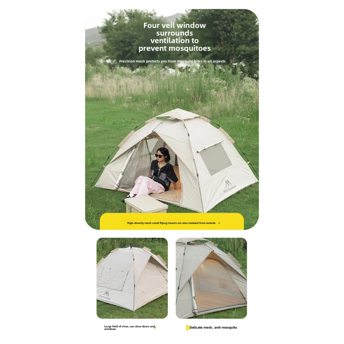 چادر اتوماتیک 2 نفره Mountainhiker مدل SZK1029
