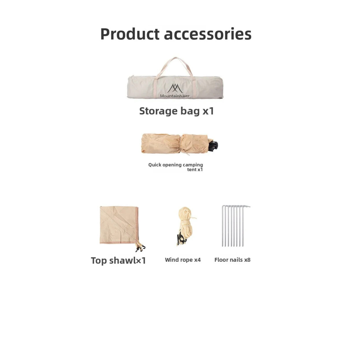 چادر اتوماتیک 2 نفره Mountainhiker مدل SZK1030L