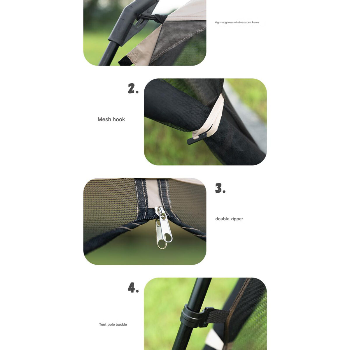 سایبان اتوماتیک 4 نفره Mountainhiker مدل SZK980 - Image 19