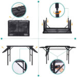میز فلزی تاشو کمپینگ Mountainhiker مدل Net Table