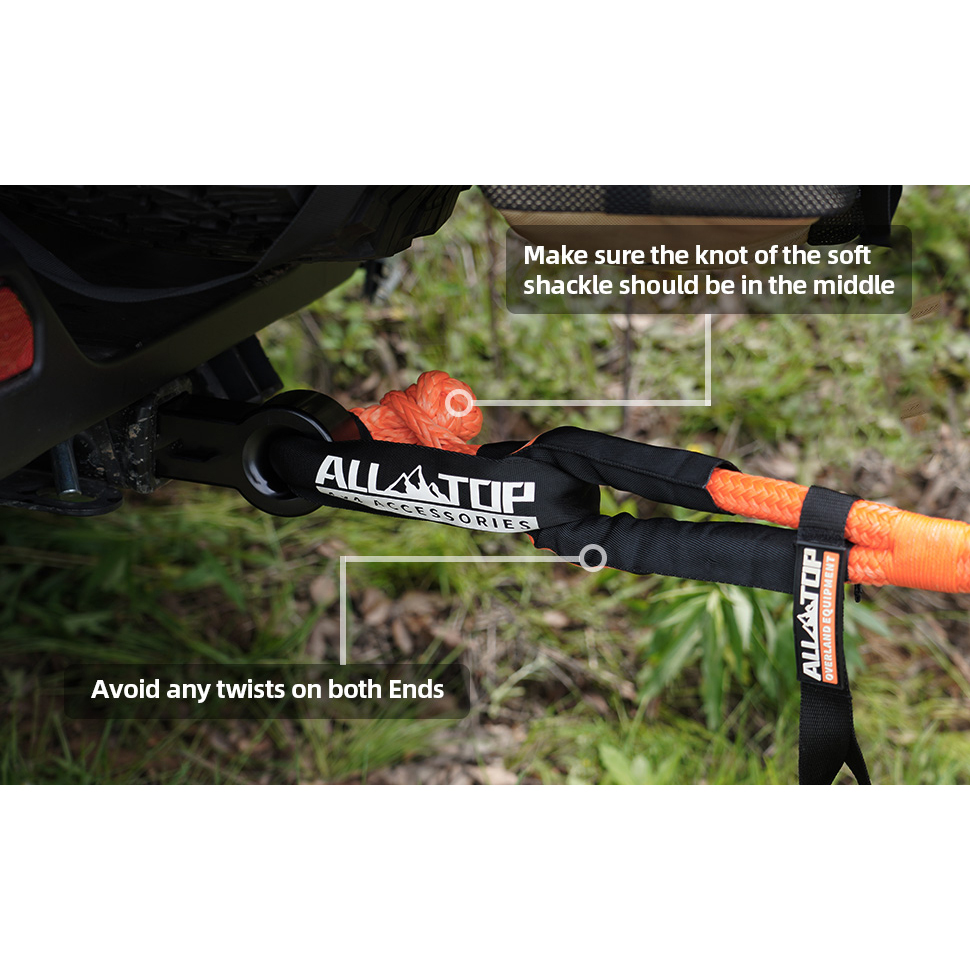 ALL-TOP KINETIC RECOVERY ROPE, 14ton (1) طناب نجات آفرود ALL TOP مدل 14 تن