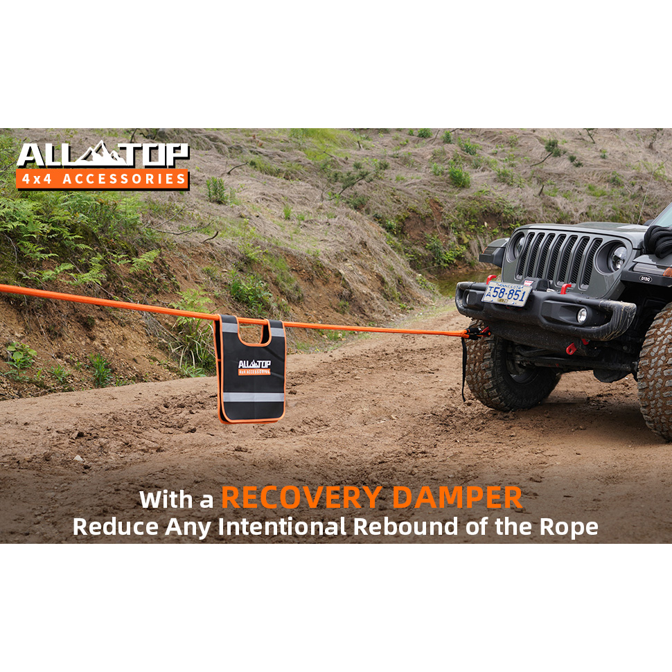 ALL-TOP KINETIC RECOVERY ROPE, 14ton (8) طناب نجات آفرود ALL TOP مدل 14 تن