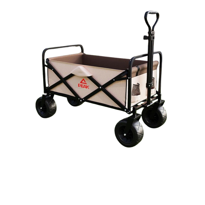 PEAK FOLDING TROLLEY WHEELS TANK (5) چرخ دستی کمپینگ تاشو PEAK مدل 25SPU115