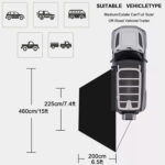 سایبان آفرودی بغل خودرو Wildland مدل 180 Car Awning Self-Support - Image 2