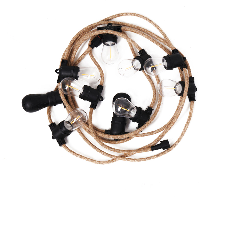 WILD LAND S14 STRING LIGHT WITH SPEAKER BULB (1) چراغ و ریسه کمپینگ Wildland مدل S14 Speaker همراه با اسپیکر